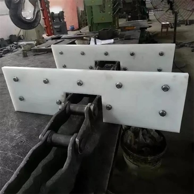 La palette UHMWPE blanc de vol de convoyeur de fabrication de polyéthylène a usiné des pièces