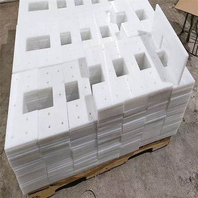 La palette UHMWPE blanc de vol de convoyeur de fabrication de polyéthylène a usiné des pièces