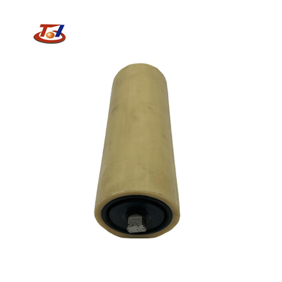 Hauts rouleaux d'attente de soin en plastique de retour de convoyeur du noir UHMWPE de performance