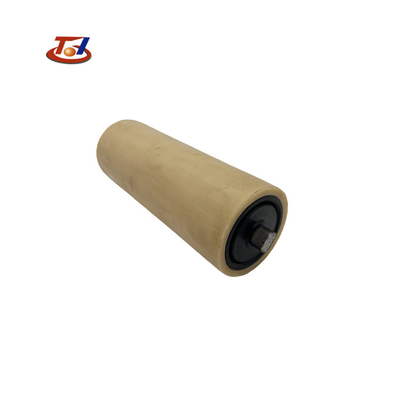 Hauts rouleaux d'attente de soin en plastique de retour de convoyeur du noir UHMWPE de performance