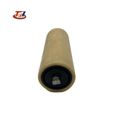 Hauts rouleaux d'attente de soin en plastique de retour de convoyeur du noir UHMWPE de performance
