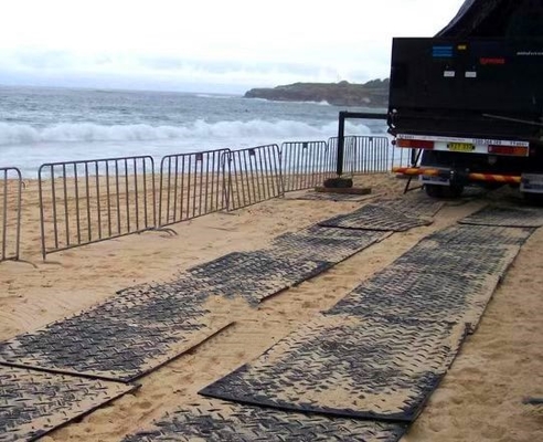 Hdpe Uhmwpe 12,7 mm tapis de protection du sol en plastique pour la route temporaire