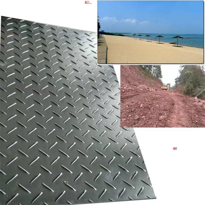 Hdpe Uhmwpe 12,7 mm tapis de protection du sol en plastique pour la route temporaire