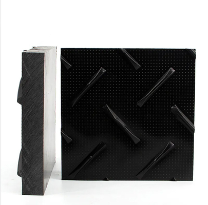 15 mm d'épaisseur tapis de protection du sol en plastique 4x8 feuille avec texture pour les travaux civils