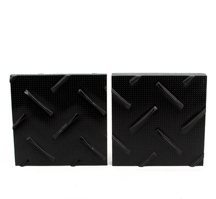 15 mm d'épaisseur tapis de protection du sol en plastique 4x8 feuille avec texture pour les travaux civils