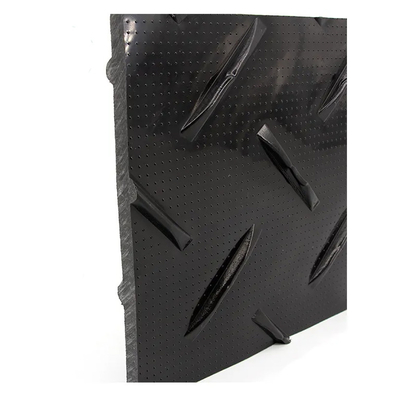 15 mm d'épaisseur tapis de protection du sol en plastique 4x8 feuille avec texture pour les travaux civils