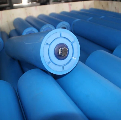 Roloir de convoyeur en polymère Hdpe à haute molécule ultra-haute diamètre 76 mm