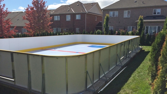 Fabricant de patinoire synthétique Jeu de planche de hockey sur glace synthétique / Pad de hockey sur glace / Système de patinoire