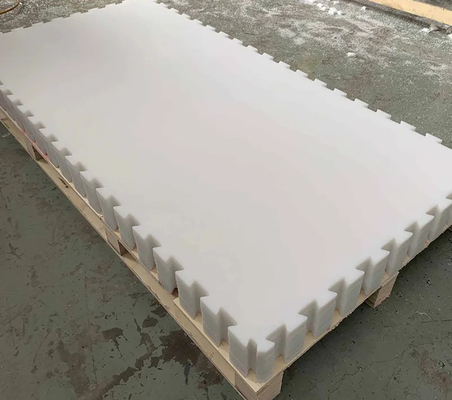 Fabriqué en Chine Piste de glace au sous-sol Cour de basket-ball côte à côte Portable synthétique UHMWPE Plaque de glace Location