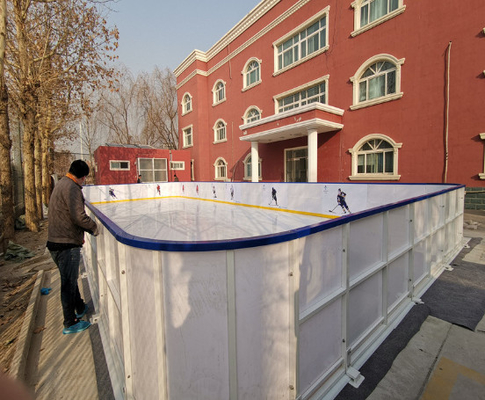 Terre sèche Jeux pour enfants Panneaux de patinage sur glace synthétique Hdpe Location de feuilles Glossy